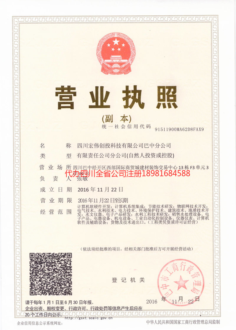 驻马店驻马店宏伟创投科技有限公司